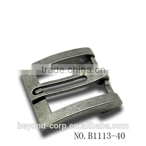 Hollow Tongue Men's 40mm Antique Pewter Belt Buckle thumbnail-1