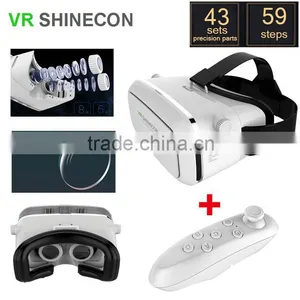Most Popular VR SHINECON Cast Headset Virtual Reality 3D Glasses for Your Private Home Theater thumbnail-5