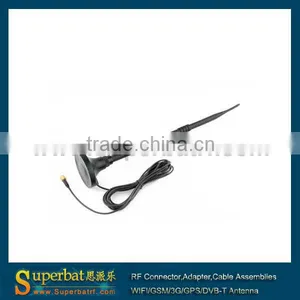 2.4 Ghz 9dBi WIFI Omni Antenna Outdoor With Extended Cable RP-SMA Plug thumbnail-1