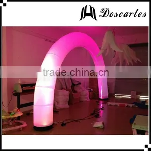 Lighted Decorative Inflatable Archway/LED Inflatable Wedding Entrance Arch for Sale thumbnail-1
