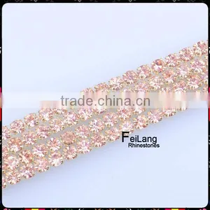 The Latest Fashion 2mm Dense Rhinestone Cup Chain thumbnail-1