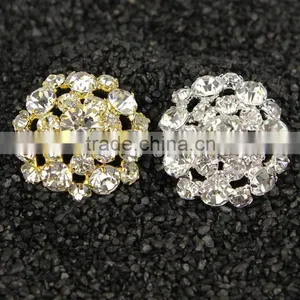 Seasofbeauty 3cm Pretty Rhinestone Button Shank Button Embellishment thumbnail-1