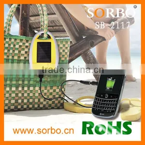 Solar Carabina Power Bank With Solar LED Flashlight for Mobile Phone Charger thumbnail-2