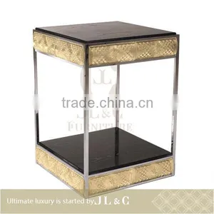 2014 Best Selling Crystal Tea Table, Solid Wood Coffee Table, JT14-97 From China Supplier-JL&C Furniture thumbnail-1