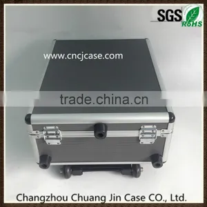 Gray ABS Aluminum Trolley Case With Line Fabric With 6 Years Production Experience thumbnail-2