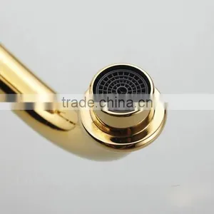 Sanitary Ware Kitchen Basin Sink Faucet Gold Brushed Kitchen Faucet thumbnail-5