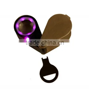 With Double Light of UV and LED Jewelry Loupe With Magnification of 10X thumbnail-1
