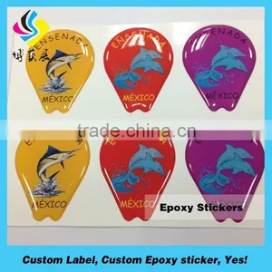 Printed 3D Epoxy Resin Stickers in Keychains,Earphones Decoration thumbnail-2