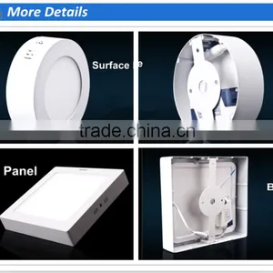 2016 IP44 Aluminum Smd 12w Color Temperature Adjustable Led Panel Light Led Square Panel Light thumbnail-2