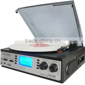Rain Lane From Lp to Usb Drive Multiple New Gramophone Player Portable Turntable Vinyl Record Player for Sale thumbnail-4