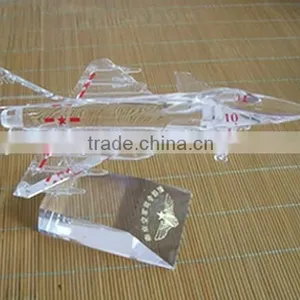 Arrival Crystal Propeller-driven Aircraft/airline/fighter Aeroplane for Crystal Transport Models With Engraved (R-1047 thumbnail-3