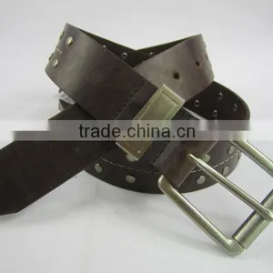 Mens Rivet Metalstud Belt for Men thumbnail-1