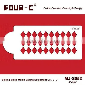 Cake Design Stencil Border Decorating for Cake thumbnail-1