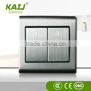 European Standard 2 Gang Light Switch Made in China Xiamen Supplier thumbnail-1