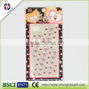 Gem Shape Cell Phone Decorative Crystal Strass Sticker thumbnail-2