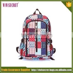 Buying Wholesale Import Women's Flower Picture School Backpack Satchel From China thumbnail-2