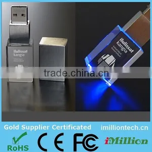 Customized Service Crystal 8gb Pendrive With Gift Box thumbnail-1