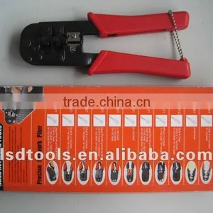 LSDbrand Network Modular Crimping Tool LS-568 for Rj11 Rj12 Rj45 6P 8P Mini Networking Crimp Plier thumbnail-5