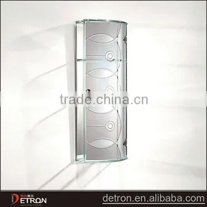 Storage Glass Floating Modern Bathroom Cabinet thumbnail-1