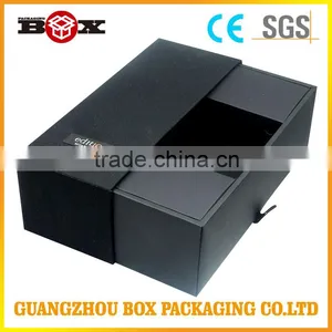 Black Drawer Paper Packaging Box for Leather Belt thumbnail-2