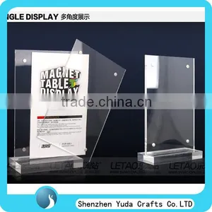 Counter Top Acrylic Magnet Table Display Boutique Table Display Stand for Restaurant Cheap Good Quality thumbnail-1
