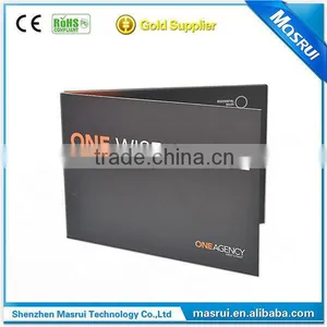 Costomeized 3.5" Lcd Video in Print Video Greeting Paper Cards, thumbnail-3