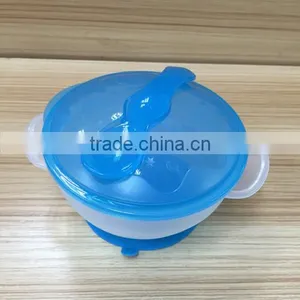Baby Tableware Plastic Baby Suction Bowl With Spoon thumbnail-2