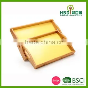 High Quality Bamboo Wholesale Serving Tray thumbnail-1