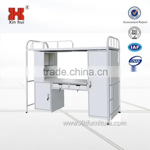 University Dormitory With Metal Bunk Bed With Desk and Wardrobe thumbnail-2
