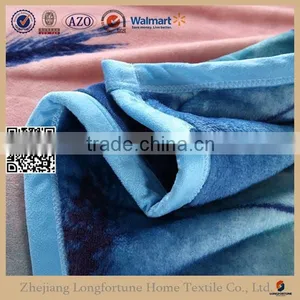 Manufactory Walmart China Home Textile Plain Color Coral Fleece China Supplier Double Layer Blanket thumbnail-4