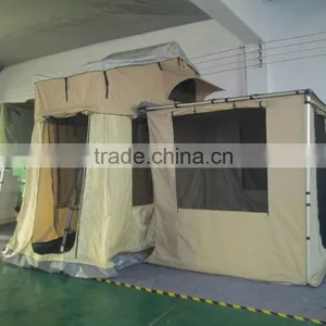 4x4 Folding Waterproof Car Roof Top Tent With Telescopic Pole for Camping thumbnail-5