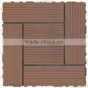 Interlocking Deck Tile/wpc/DIY Deck/wood Plastic Composite/wpc Decking/DIY Decking/plastic Wood thumbnail-1
