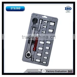 22pcs Mini Hardware Ratchet Spanner Combined Socket Tool Set thumbnail-1
