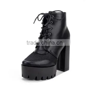 PU Women Shoes Newest Designs Higg Quality Shoes 2017 PF4420 thumbnail-2