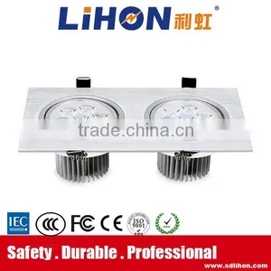 Long Life Double Heads Recessed Led Down Light thumbnail-1