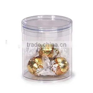 China Shenzhen Round Clear Container Palstic Favor Tube Candy Container thumbnail-3