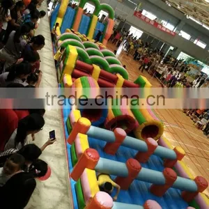 2015 Giant Obstacle Course Adults Inflatable Playground Adventure Sports thumbnail-1