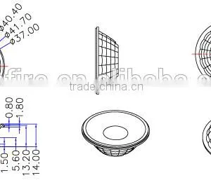 COB Lens 60 Degrees for Imitation Lumens LED COB Integrated Light Source (Ilenstech01COB-GA60F) thumbnail-2