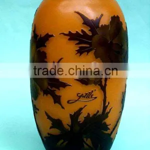 GALLE GLASS VASE/GLASS VASE/LAMP thumbnail-1