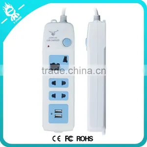 2015 New Safety Surge Protector Retractable Smart Usb Power Strip thumbnail-1