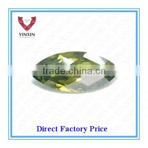 Bottom Price of Marquise Shape Peridot Green Synthetic Diamond thumbnail-1