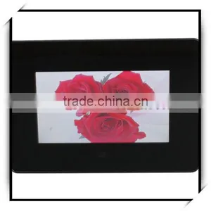 Hotsale Wide Screen Figure Screen 7 Inch LCD Digital Photo Frame Black thumbnail-1