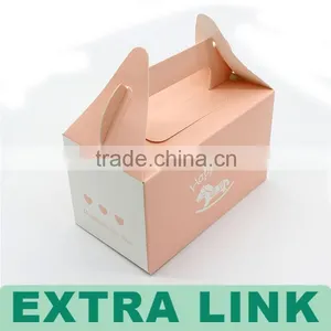 High Quality Milk Chocolate Box Paper Cardboard Packaging With Handle thumbnail-2