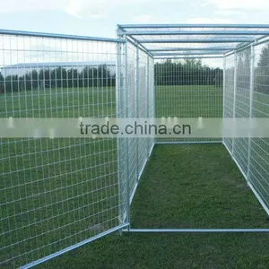Galvanized Unique Iron Fence Steel Welded Wire Dog Kennels thumbnail-3