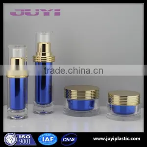 30ml 50ml 120ml Nice Blue Painted Cosmetics Round Shape Acrylic Container Cosmetic Bottles and Jars thumbnail-1