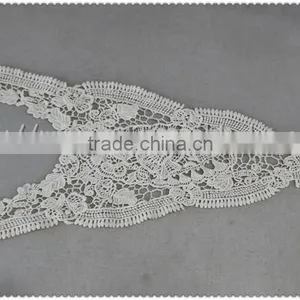 100% Cotton Lace Collar, Soft White Crochet Cotton Lace Collar for Garment thumbnail-6