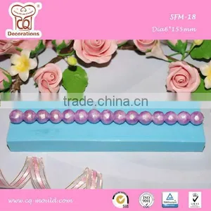 Pastry Rope Mold & Icing Decorating Mold.silicone Fondant Cake Decorating Pearl Bead Mold. thumbnail-1