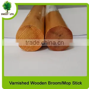 Broom&Dustpan Varnished Wooden Handle for Broom From China Manufacturer thumbnail-6