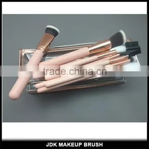 Hottest Selling 9pcs Cosmetic Miss Rose Gold Brush Set With Rose Gold Cosmetic Holder thumbnail-3