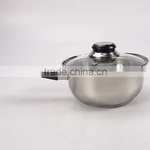 12pcs Cooking Pots Stainless Steel Non-stick Cookware Set With Glass Lid thumbnail-6